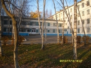 Вид из осенней березовой рощи на площадь линеек